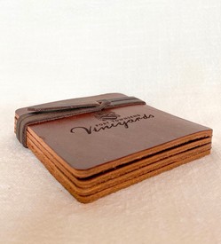 Ultra Leather Coaster-Set of four