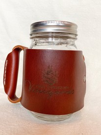 Leather Miner Mug Sleeve